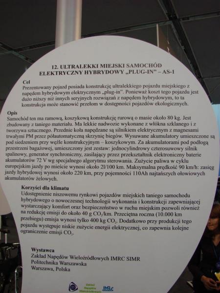 14 Konferencja Klimatyczna w Poznaniu w 2008r. - wystawa