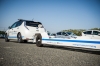 Autonomiczny Nissan Leaf z systemem Intelligent Vehicle Towing (IVT)