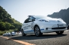 Autonomiczny Nissan Leaf z systemem Intelligent Vehicle Towing (IVT)