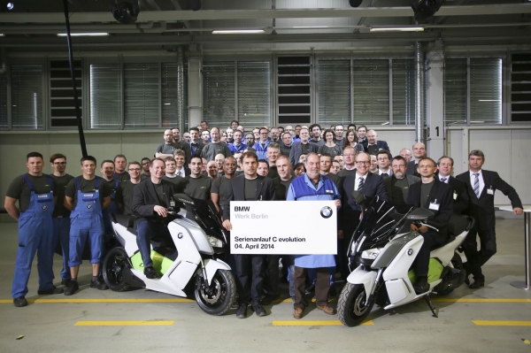 BMW C evolution - rozpoczęcie produkcji