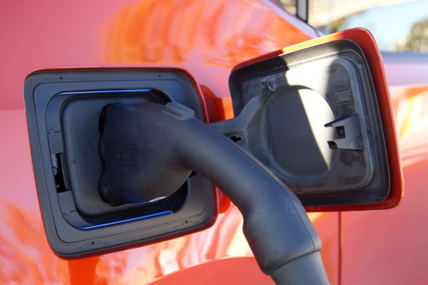 BMW i3 - wejście ładowania SAE J1772 combo w wersji północnoamerykańskiej
