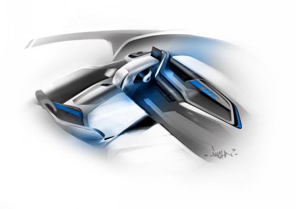 wnętrze BMW i3 Concept