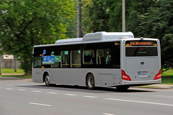 BYD K9 w Warszawie