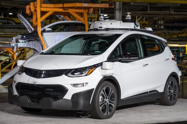 Chevrolet Bolt EV - prototyp z funkcjami autonomicznej jazdy