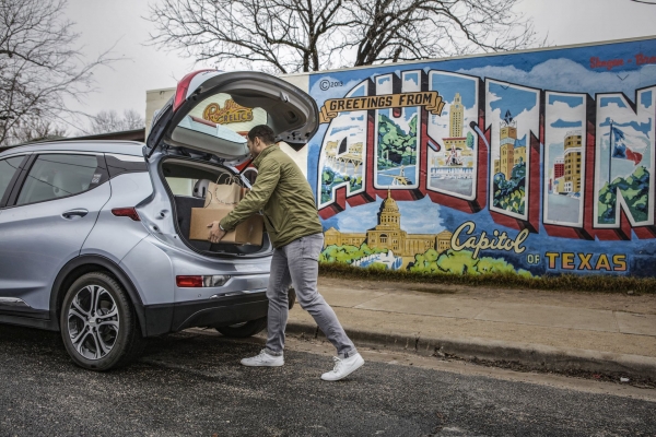 Chevrolet Bolt EV we flocie wypożyczalni Maven