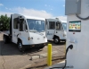 Boulder Electric Vehicle Flat Bed podczas prezentacji opcji V2G