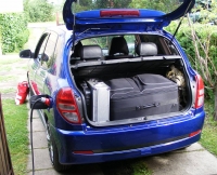 Daihatsu Sirion EV - bagażnik