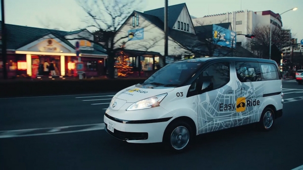 Easy Ride - autonomiczna taksówka Nissan e-NV200