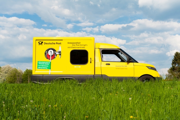 StreetScooter we flocie Deutsche Post DHL