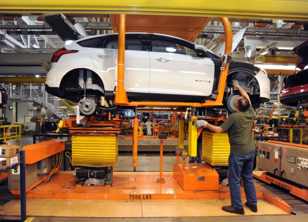 Montaż samochodu Ford Focus Electric