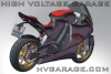 Szkic "studium wzornicze" karoserii motocykla High Voltage Garage