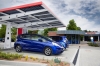 Honda Fit EV na testowej stacji szybkiego ładowania Honda R&D Europe w Niemczech
