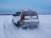 Kia Soul EV podczas testów w niskich temperaturach