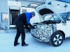 Kia Soul EV podczas testów w niskich temperaturach