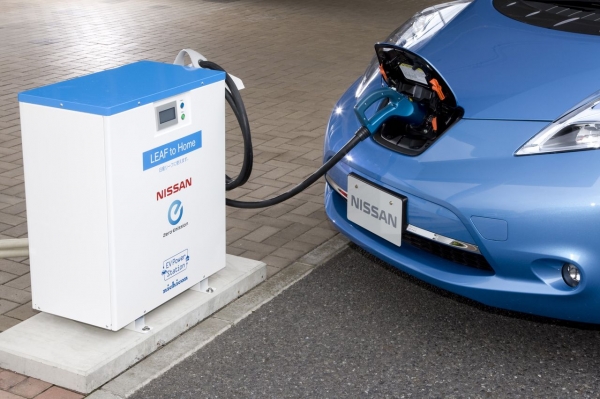 Nissan Leaf i EV Power Station (system Leaf to Home)