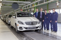 Nagranie z produkcji samochodów Mercedes-Benz B-Class Electric Drive