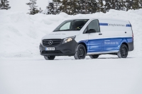 Mercedes-Benz eVito podczas zimowych testów