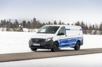 Mercedes-Benz eVito podczas zimowych testów
