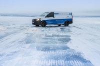 Mercedes-Benz eVito podczas zimowych testów