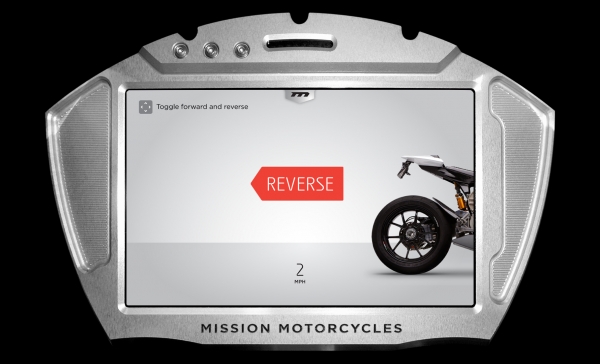 Mission Motorcycles Mission R - wyświetlacz MissionOS