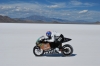 Mission One EV na solnej pustyni Bonneville