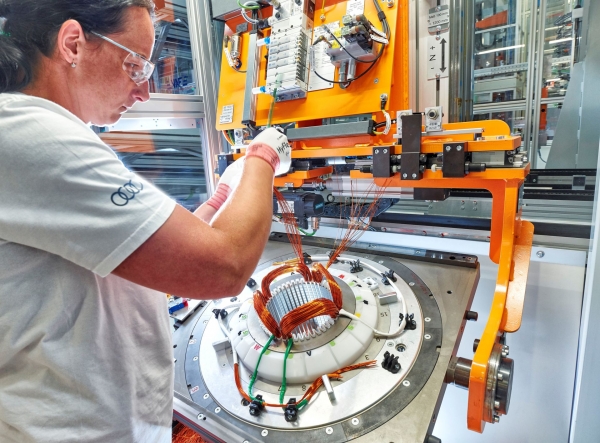 Produkcja napędów trakcyjnych Audi e-tron na Węgrzech