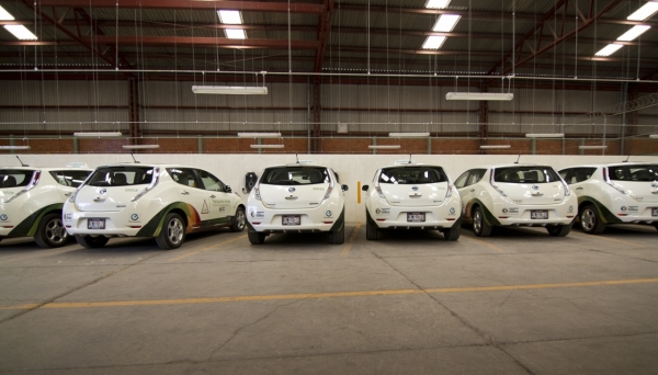 Taksówki Nissan Leaf w Meksyku