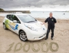 Nissan Leaf 2013 firmy C&C Taxis - przebieg około 161 tys. km