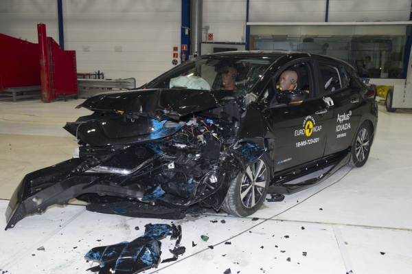 Nissan Leaf 2018 - test zderzeniowy Euro NCAP