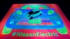 Nissan Leaf z powłoką glow-in-the-dark