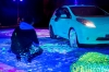 Nissan Leaf z powłoką glow-in-the-dark