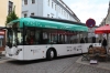 Demonstracyjny elektrobus z pantografowym systemem szybkiego ładowania Schunk Bahn SLS101
