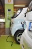 Mitsubishi i-MiEV w punkcie ładowania firmy e+