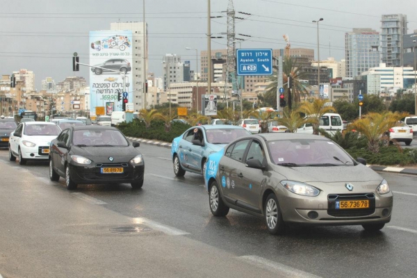 Renault Fluence Z.E. firmy Better Place w Izraelu
