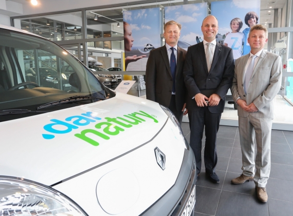 Renault Kangoo Z.E. we flocie Nestlé Waters Polska S.A.