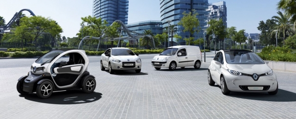 Renault Twizy, Renault Fluence Z.E., Renault Kangoo Express Z.E. i Renault Zoe Preview