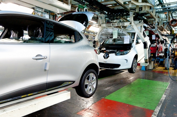 produkcja Renault Zoe w zakładzie we Flins we Francji