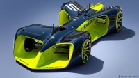 Autonomiczna wyścigówka Robocar dla serii Roborace
