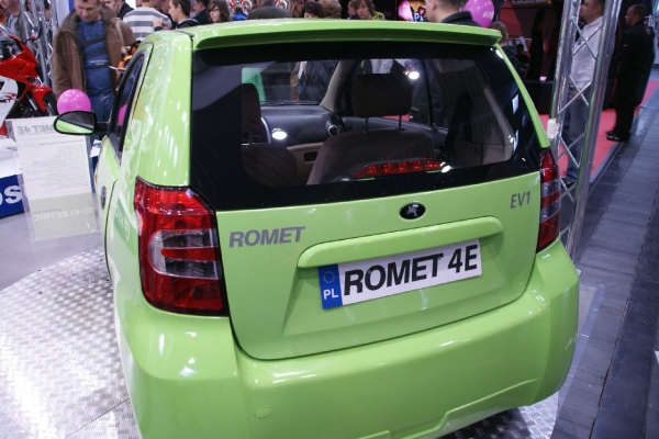 Romet 4E na targach Poznań Motor Show 2012