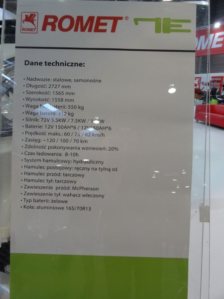 Romet 7E - informacja