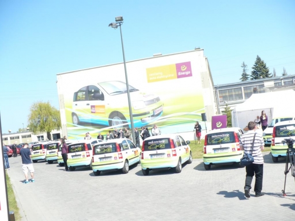 Elektryczne Fiaty Panda Grupy Energa
