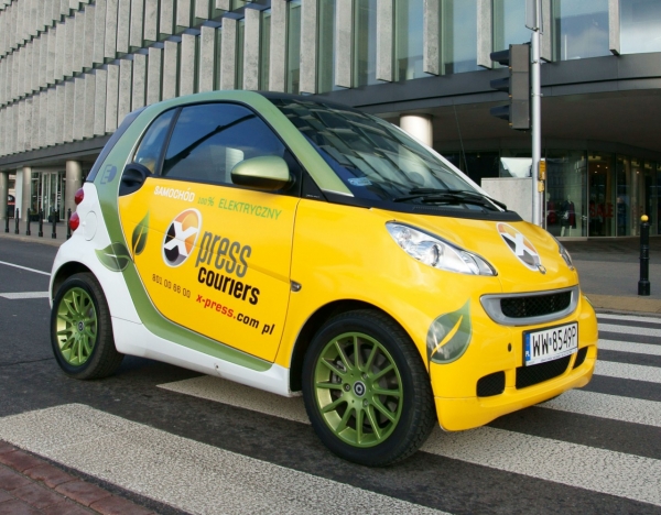 smart ed (drugiej generacji) testowany przez X-press Couriers