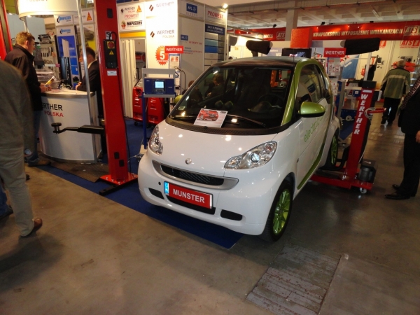 smart ed (drugiej generacji) na targach Poznań Motor Show 2012