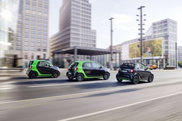 smart fortwo, forfour i fortwo cabrio electric drive