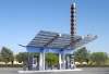 Stacja ładowania EVgo - wizualizacja obiektu z ładowarkami o mocy do 350 kW