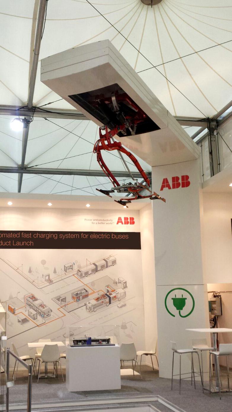 Stacja szybkiego ładowania autobusów elektrycznych ABB
