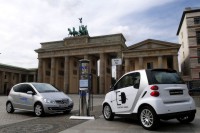 elektryczny Smart i Mercedes klasy A