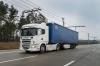 Scania G 360 4x2 z systemem zasilania Siemens eHighway w Gross Döll w Niemczech