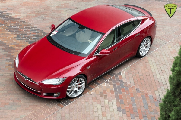 T Sportline Tesla Model S Project Rosso