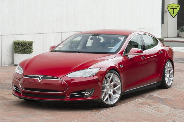 T Sportline Tesla Model S Project Rosso